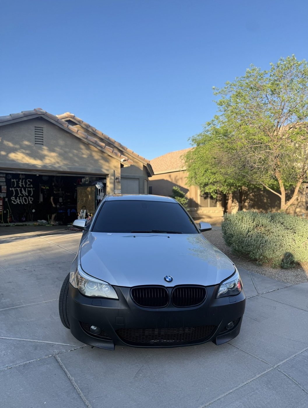 BMW 5-Series at the shop